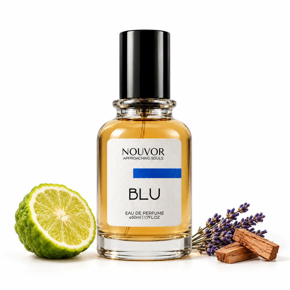 Blu EDP 50ml with Key Notes of bergamot, lavender, cedar wood | Nouvor Perfumes Pakistan