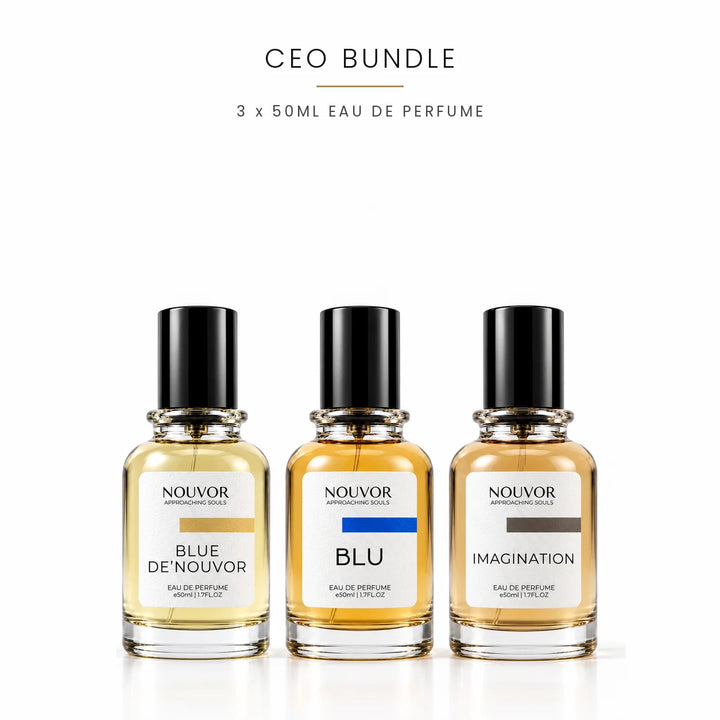 CEO Bundle with Bleu De Nouvor, Blu and Imagination N 3 x 50ml EDP Bottles | Nouvor Perfumes Pakistan