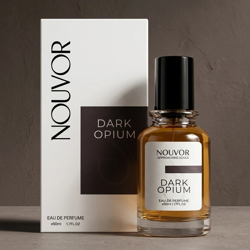 Dark Opium EDP Inspired by YSL Black Opium 50ml Bottle with Box | Nouvor Perfumes Pakistan