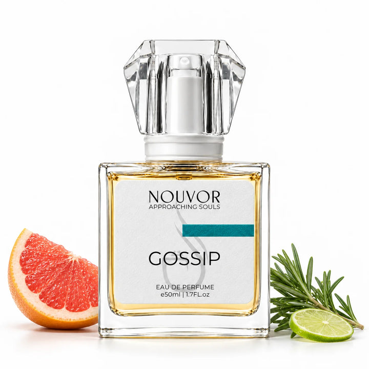 Gossip EDP 50ml with Key Notes of grapefruit, rosemary, lime | Nouvor Perfumes Pakistan