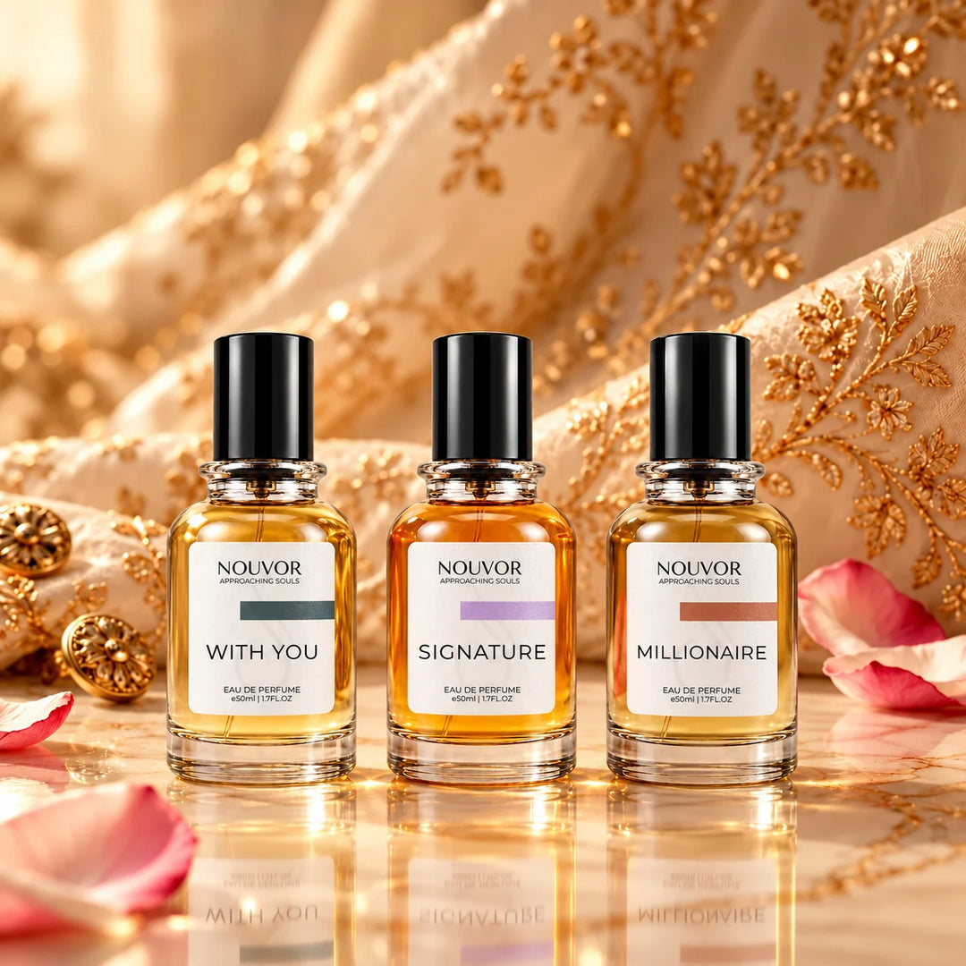 Groom Trio Gift Set with With You, Signature and Millionaire 50ml EDP | Nouvor Perfumes Pakistan