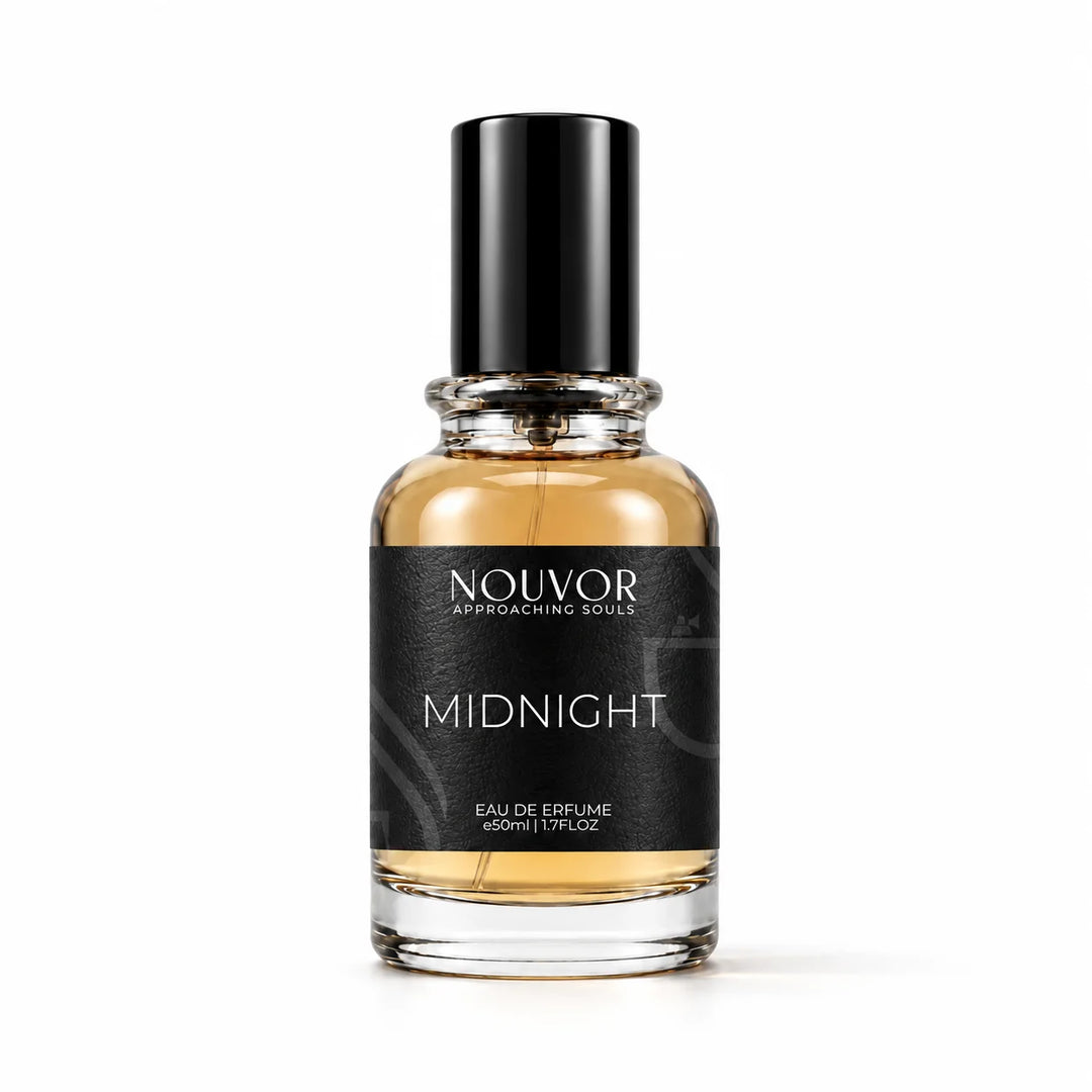 Midnight Exclusive Blend EDP by Nouvor Perfumes Pakistan | 50ml Bottle Front View