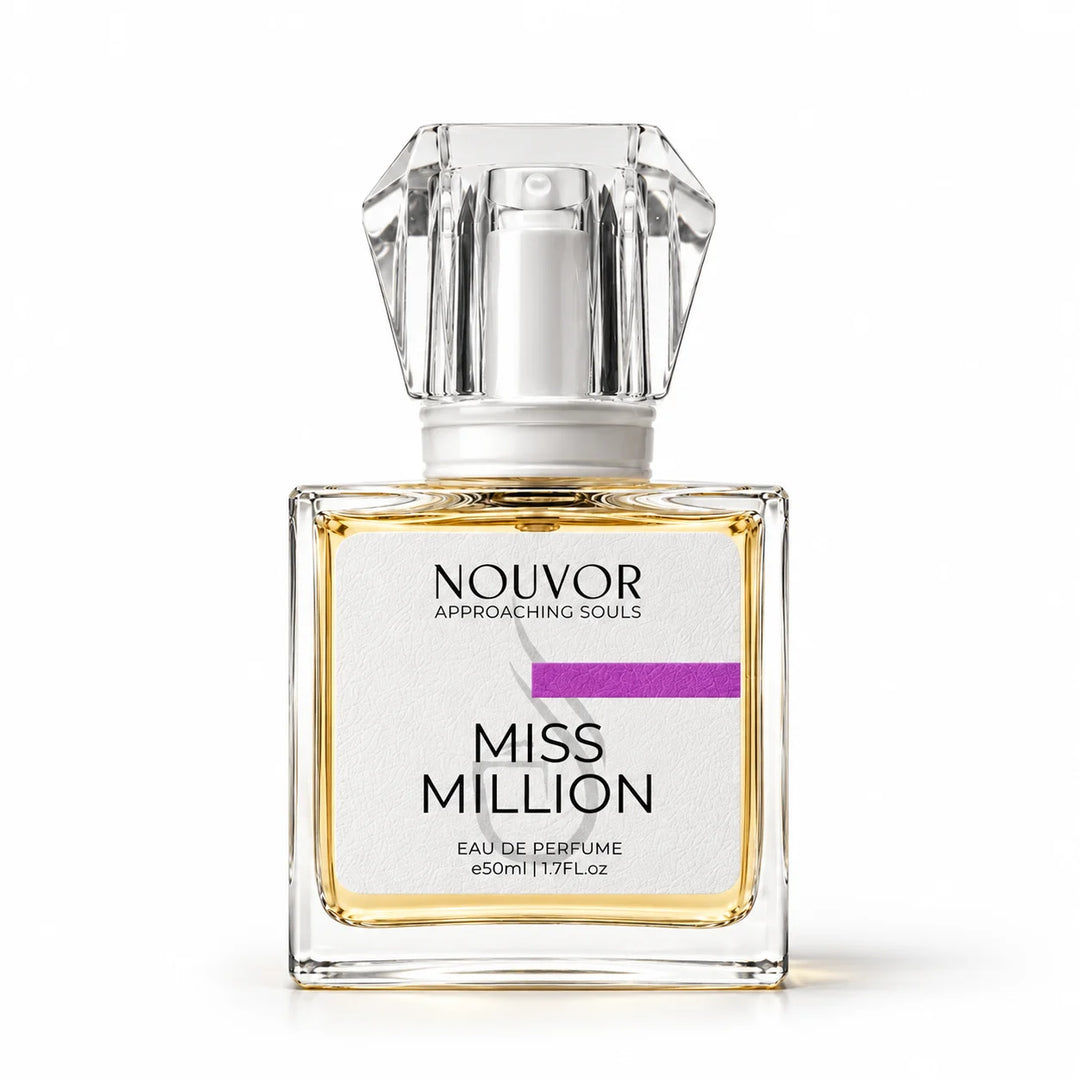 Miss Million EDP Inspired by Lady Million Rabanne | Nouvor Perfumes Pakistan | 50ml Bottle Front View