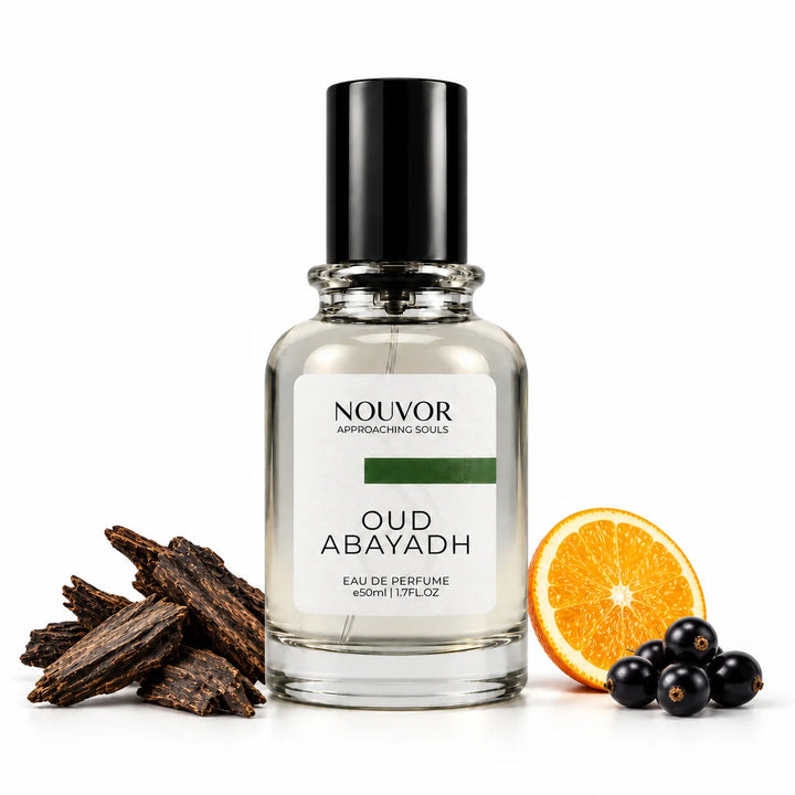 Oud Abayadh EDP 50ml with Key Notes of oud, orange, blackcurrants | Nouvor Perfumes Pakistan
