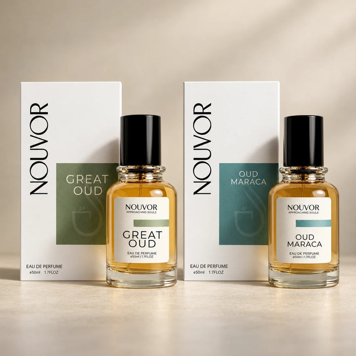Oud Duo Great Oud and Oud Maraca 50ml EDP with Boxes | Nouvor Perfumes Pakistan