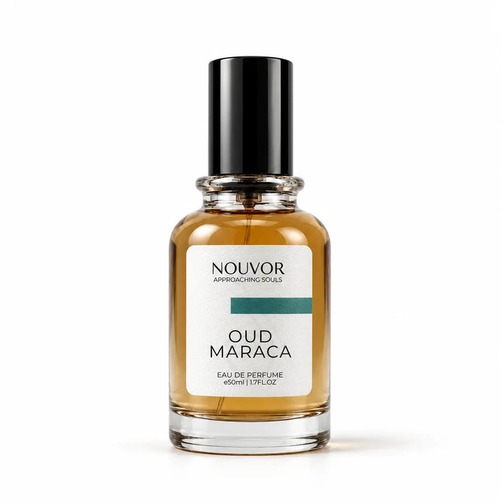 Oud Maraca EDP Inspired by Maison Crivelli Oud Maracuja | Nouvor Perfumes Pakistan | 50ml Bottle Front View