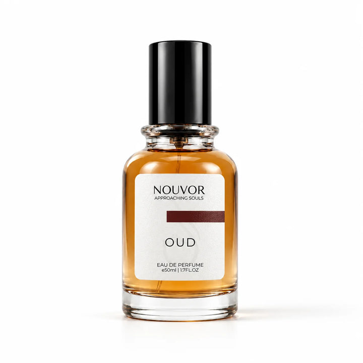Oud EDP Inspired by Noir Al Majed Oud | Nouvor Perfumes Pakistan | 50ml Bottle Front View