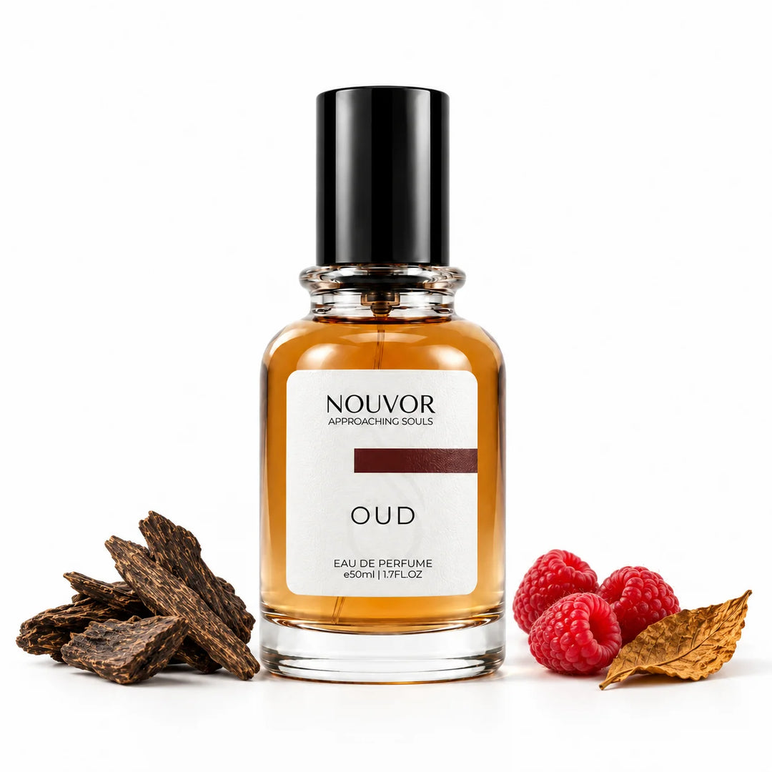 Oud EDP 50ml with Key Notes of oud, raspberries, tobacco leaf | Nouvor Perfumes Pakistan