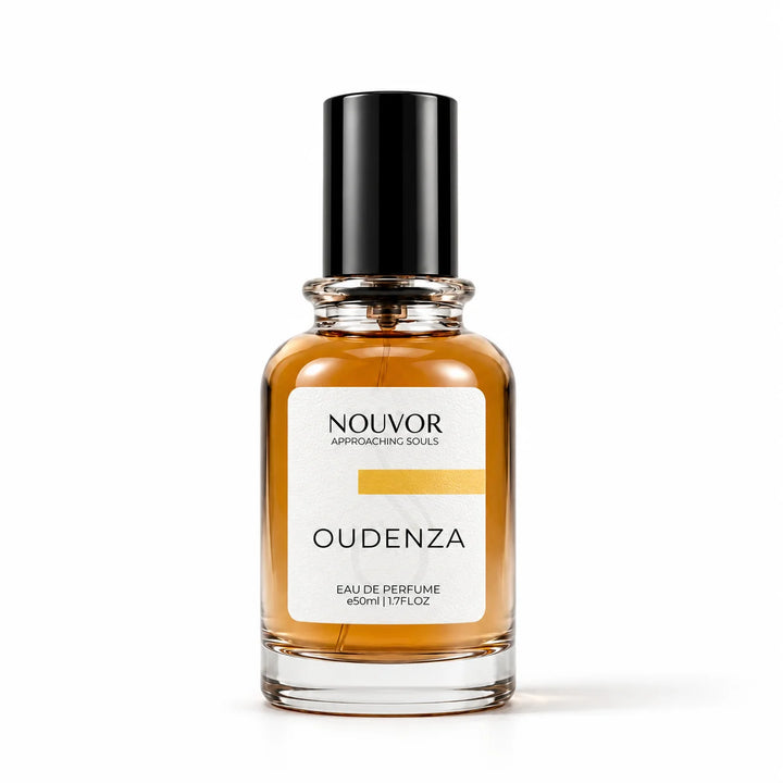 Oudenza EDP Inspired by Maison Crivelli Oud Cadenza | Nouvor Perfumes Pakistan | 50ml Bottle Front View