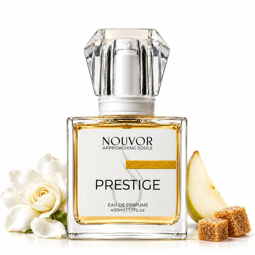 Prestige EDP 50ml with Key Notes of gardenia, pear, brown sugar | Nouvor Perfumes Pakistan