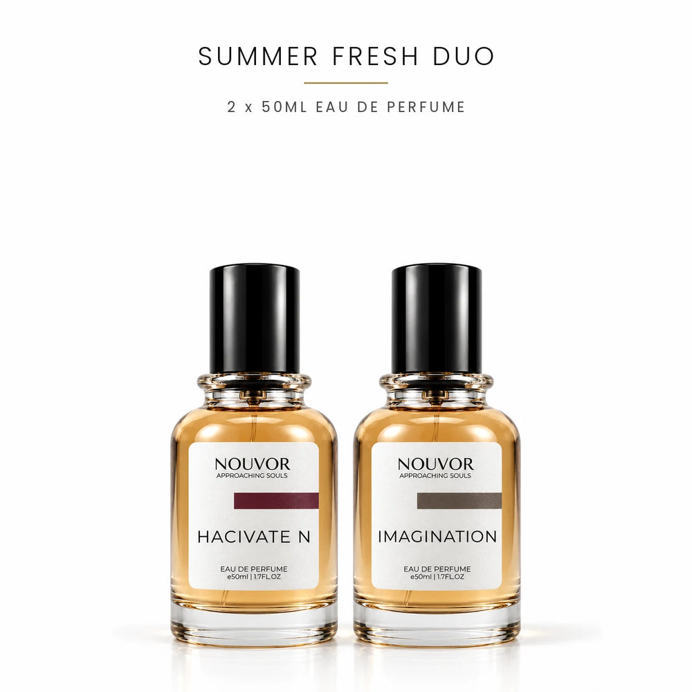 Summer Fresh Duo with Hacivate N and Imagination N 2 x 50ml EDP Bottles | Nouvor Perfumes Pakistan