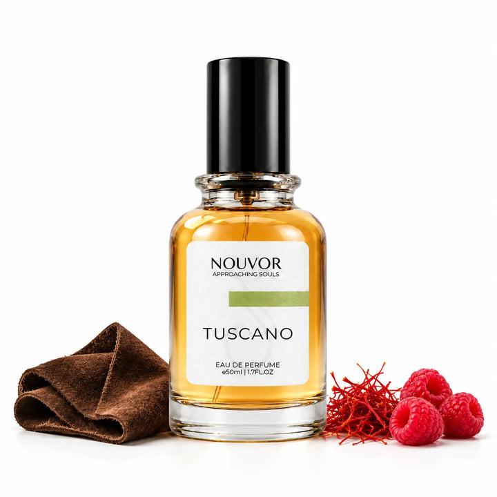 Tascano EDP 50ml with Key Notes of leather, saffron, raspberries | Nouvor Perfumes Pakistan