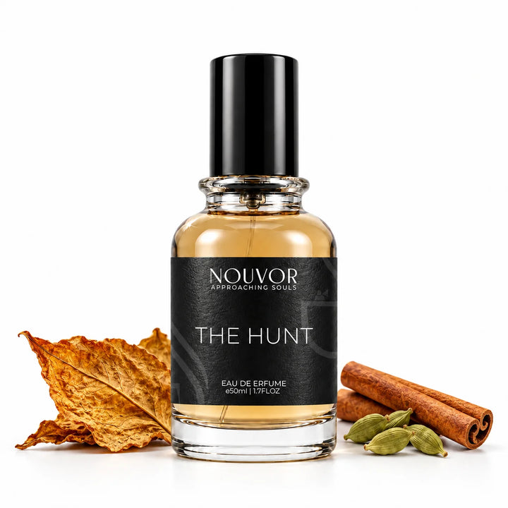 The Hunt EDP 50ml with Key Notes of tobacco leaf, cinnamon, cardamom | Nouvor Perfumes Pakistan