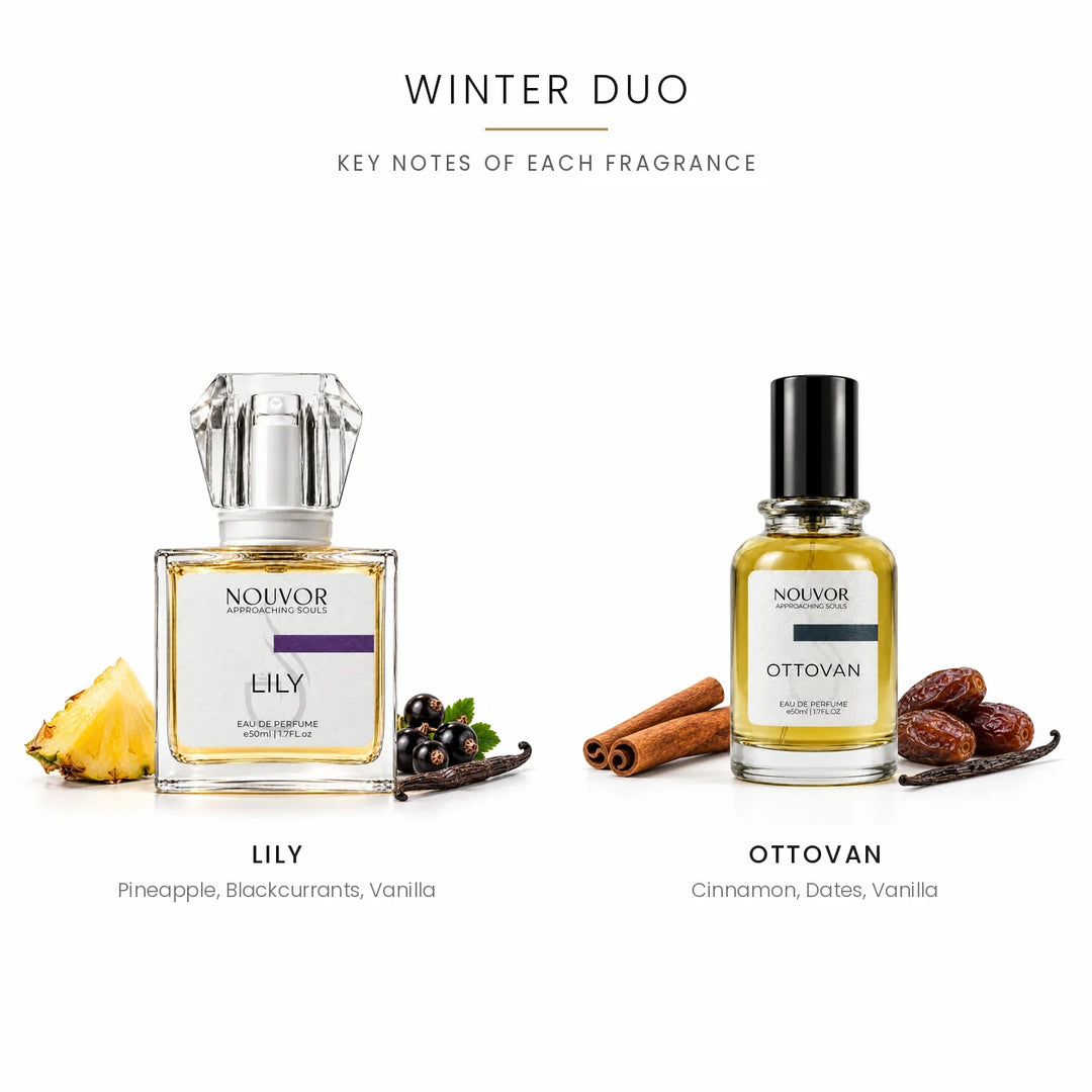 Winter Duo Key Notes of Lily and Ottovan | Nouvor Perfumes Pakistan