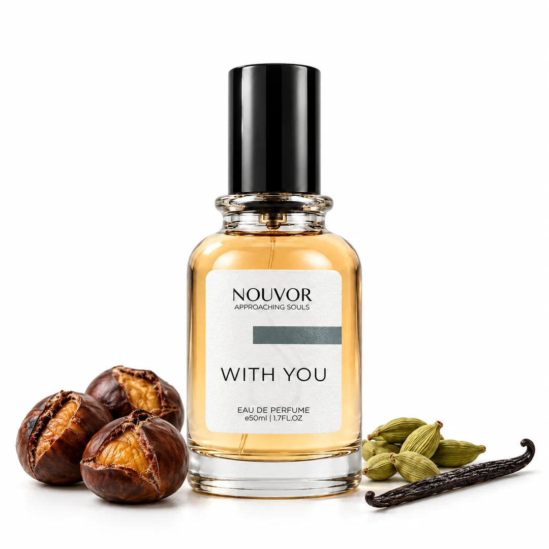 With You EDP 50ml with Key Notes of chestnuts, cardamom, vanilla | Nouvor Perfumes Pakistan