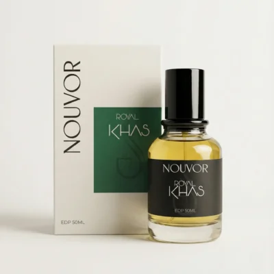 Nouvor Royal Khas premium perfume bottle with luxury box packaging