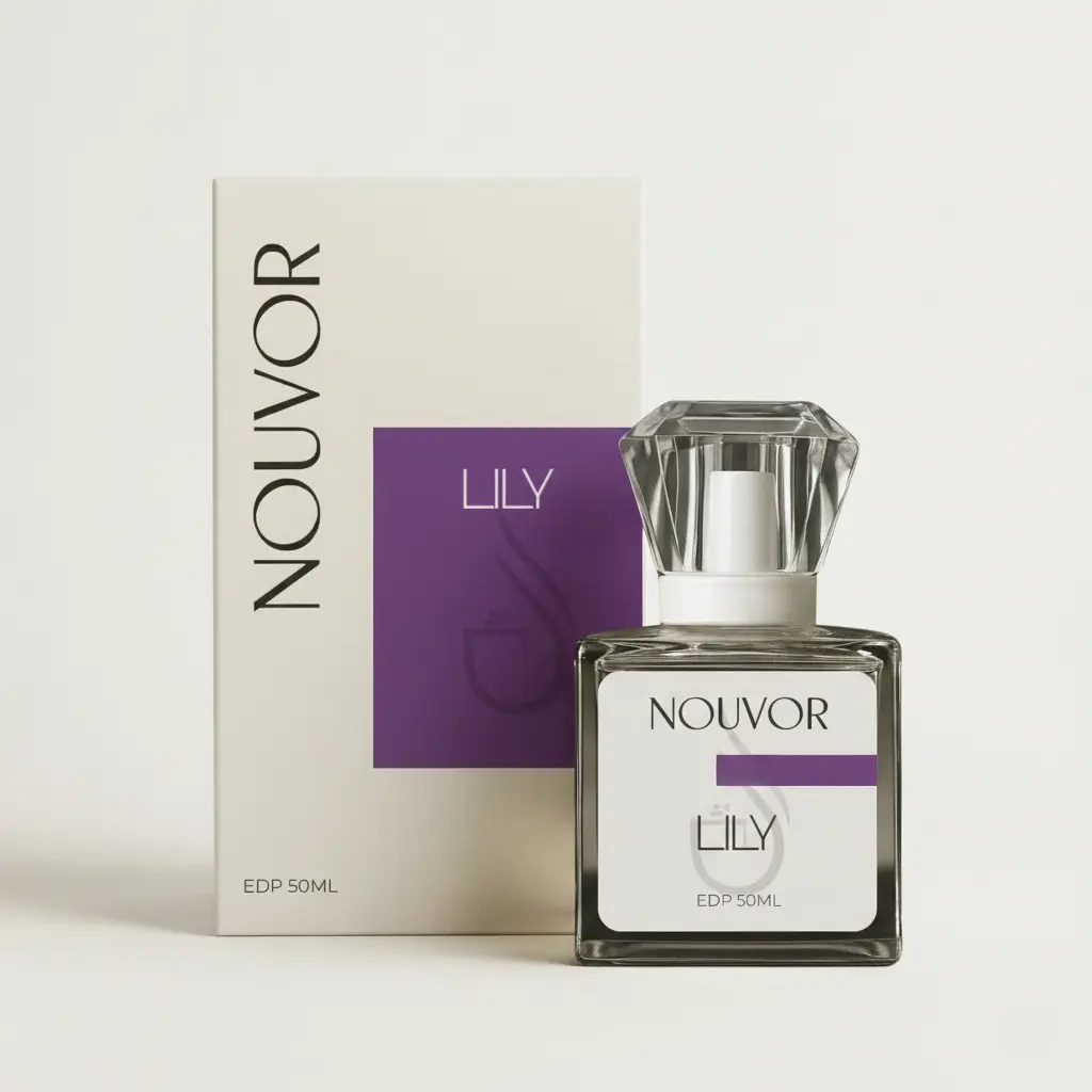 Nouvor Lily long lasting perfume bottle with elegant box